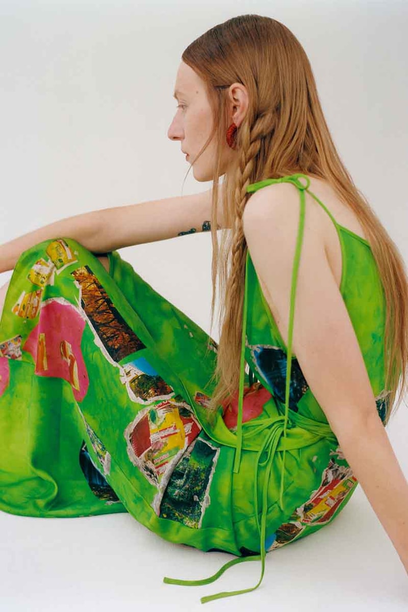 acne studios martin laborde fall winter horse prints dresses scarves t-shirts trousers digital prints artist collaboration