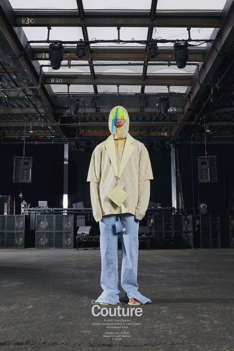 shayne olier anonymous club hood by air streetwear collection lookbook dresses hats t-shirts
