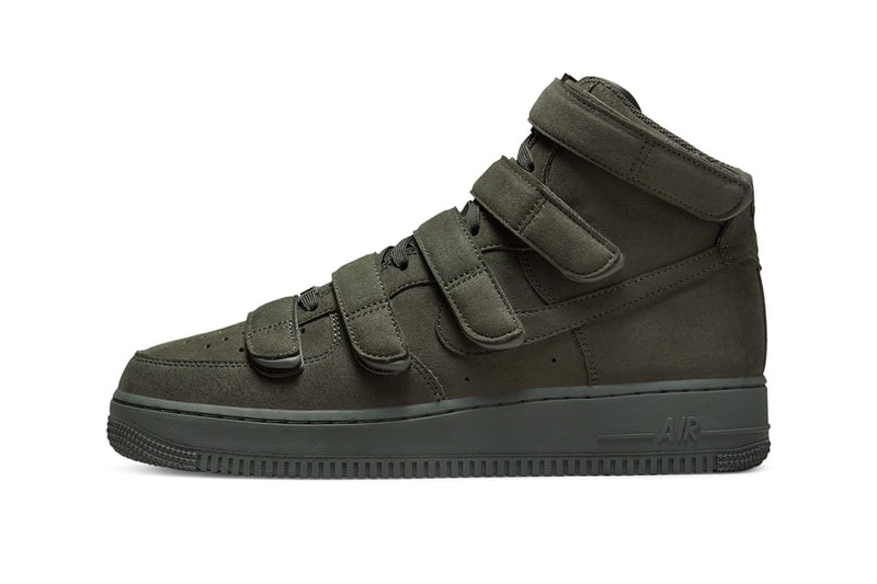 Billie Eilish Nike Air Force 1 High "Sequoia" Khaki Green Collaboration Images Release Info