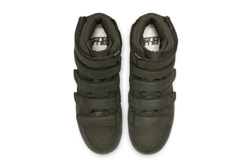 Billie Eilish Nike Air Force 1 High "Sequoia" Khaki Green Collaboration Images Release Info