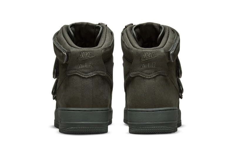 Billie Eilish Nike Air Force 1 High "Sequoia" Khaki Green Collaboration Images Release Info