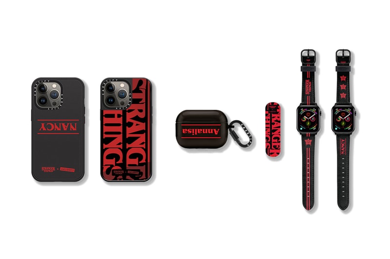 Stranger Things 4 Casetify Netflix Collaboration Phone Cases AirPods Apple Watch Release