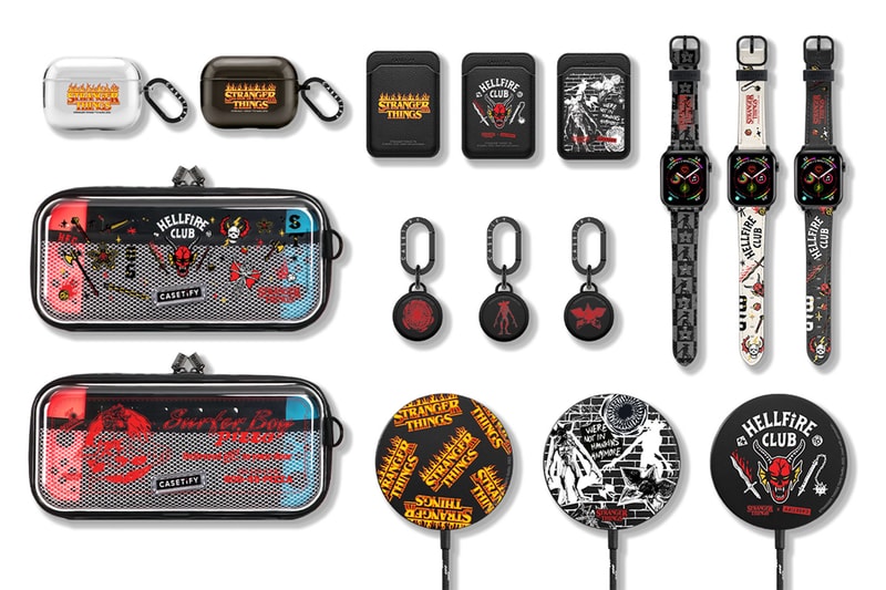 Stranger Things 4 Casetify Netflix Collaboration Phone Cases AirPods Apple Watch Release