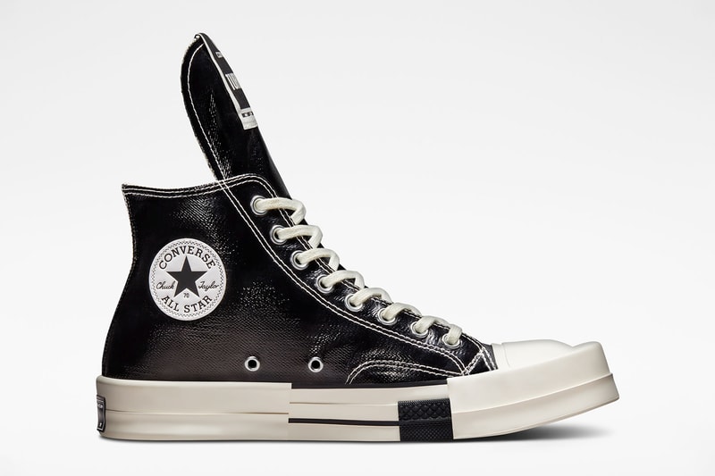 Rick Owens DRKSHDW Converse TURBODRK Chuck 70 Black Silver Release Date