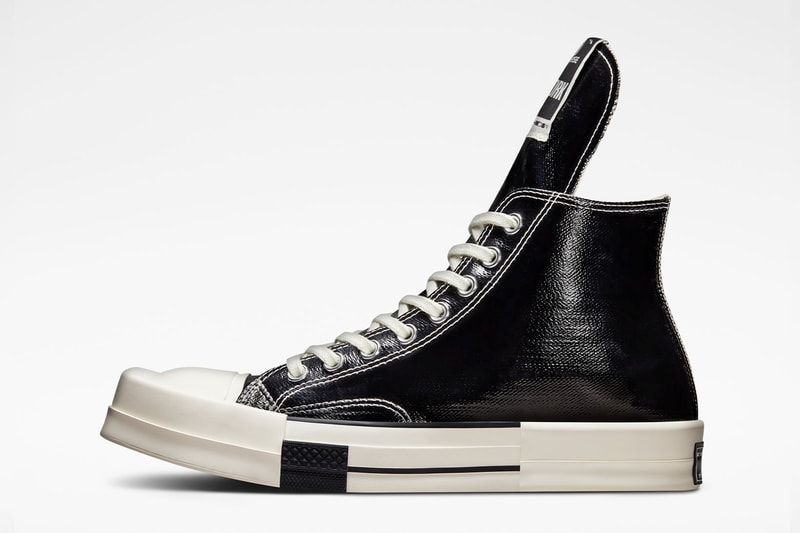 Rick Owens DRKSHDW Converse TURBODRK Chuck 70 Black Silver Release Date