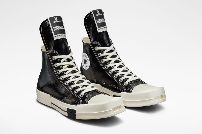 Rick Owens DRKSHDW Converse TURBODRK Chuck 70 Black Silver Release Date