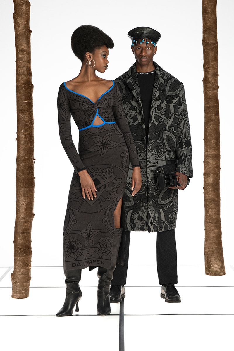 Daily Paper Fall Winter 2022 Lookbook 10 Year Anniversary Jackets Trenchcoats Embroidery