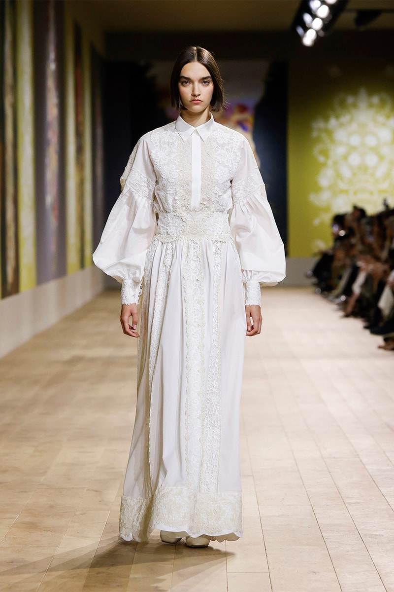 dior fall winter 2022 haute couture runway tree of like ukraine olesia trofymenko dresses outerwear