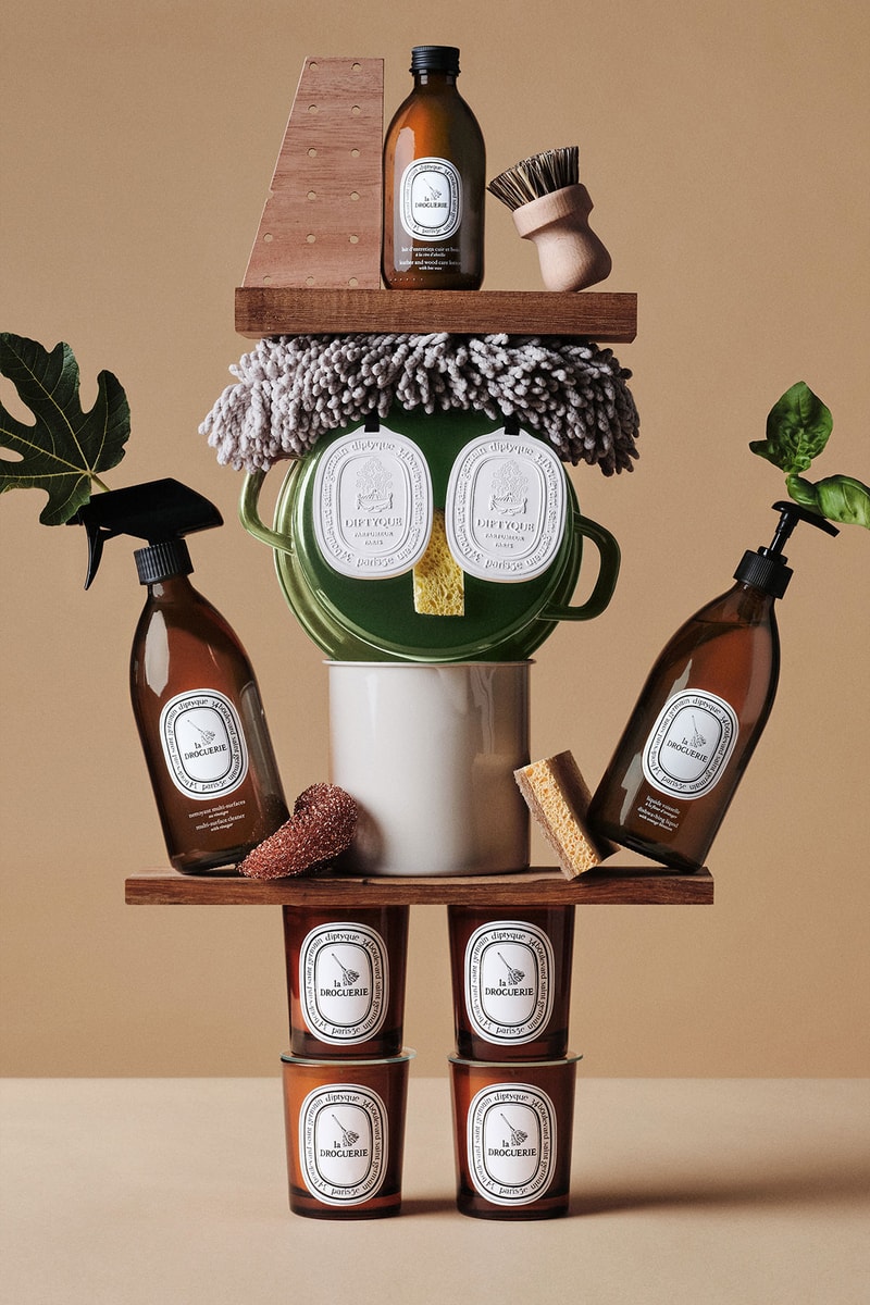 diptyque La Droguerie Household Cleaning Supplies Collection Candles Dishwashing Liquid Release