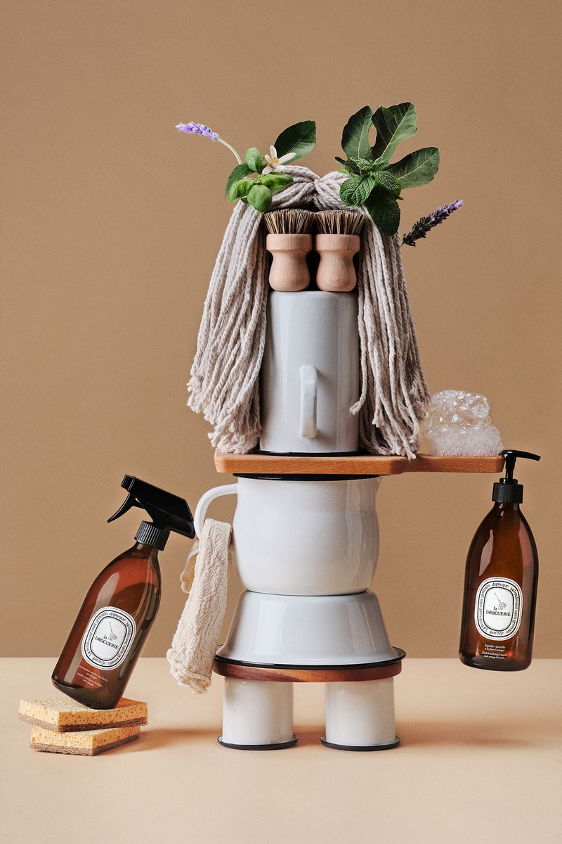 diptyque La Droguerie Household Cleaning Supplies Collection Candles Dishwashing Liquid Release