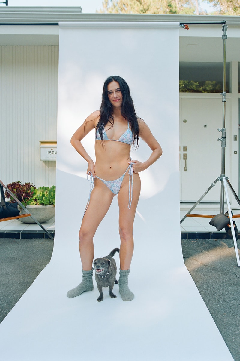 Frankies Bikinis Wildflower Cases Swimwear 10 year Anniversary Collaboration Release