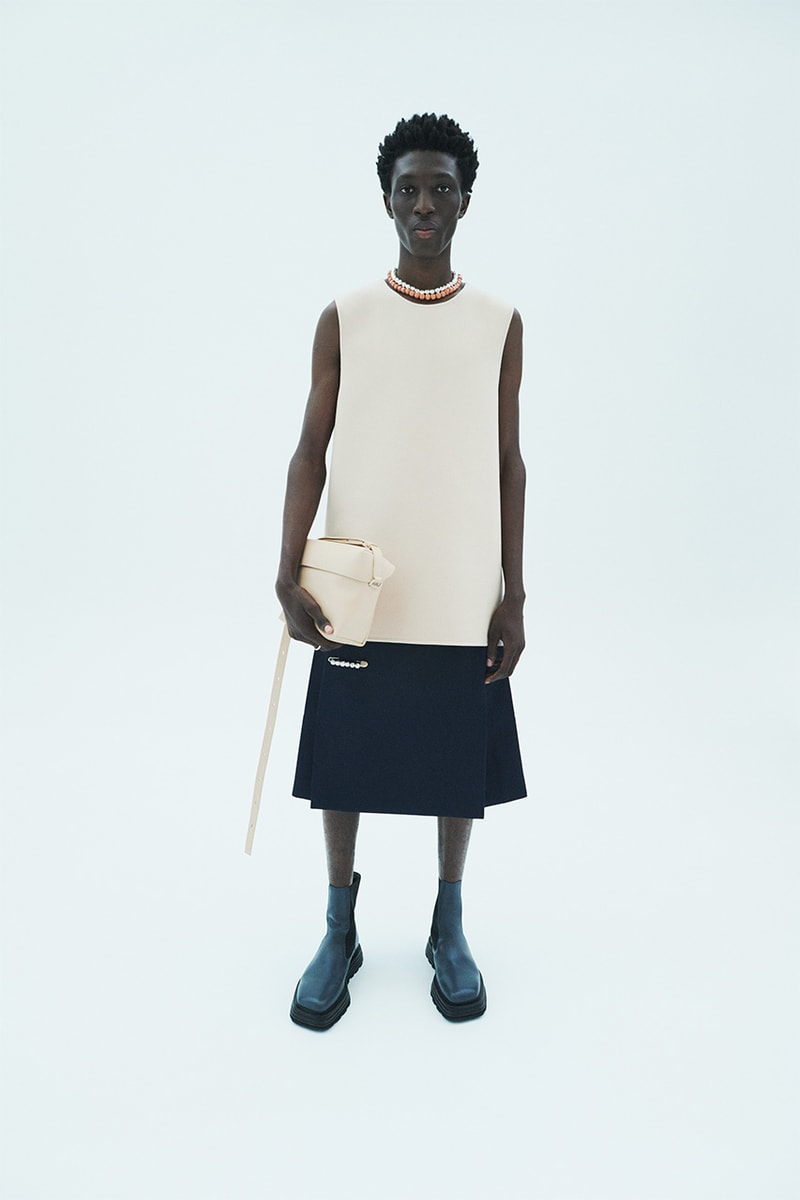 jil sander men's resort 2023 luke meier lucie meier gender roles unisex suits overcoats shirt-jackets