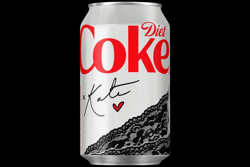 Kate Moss Diet Coke Creative Director Can Designs Lace Camo Print