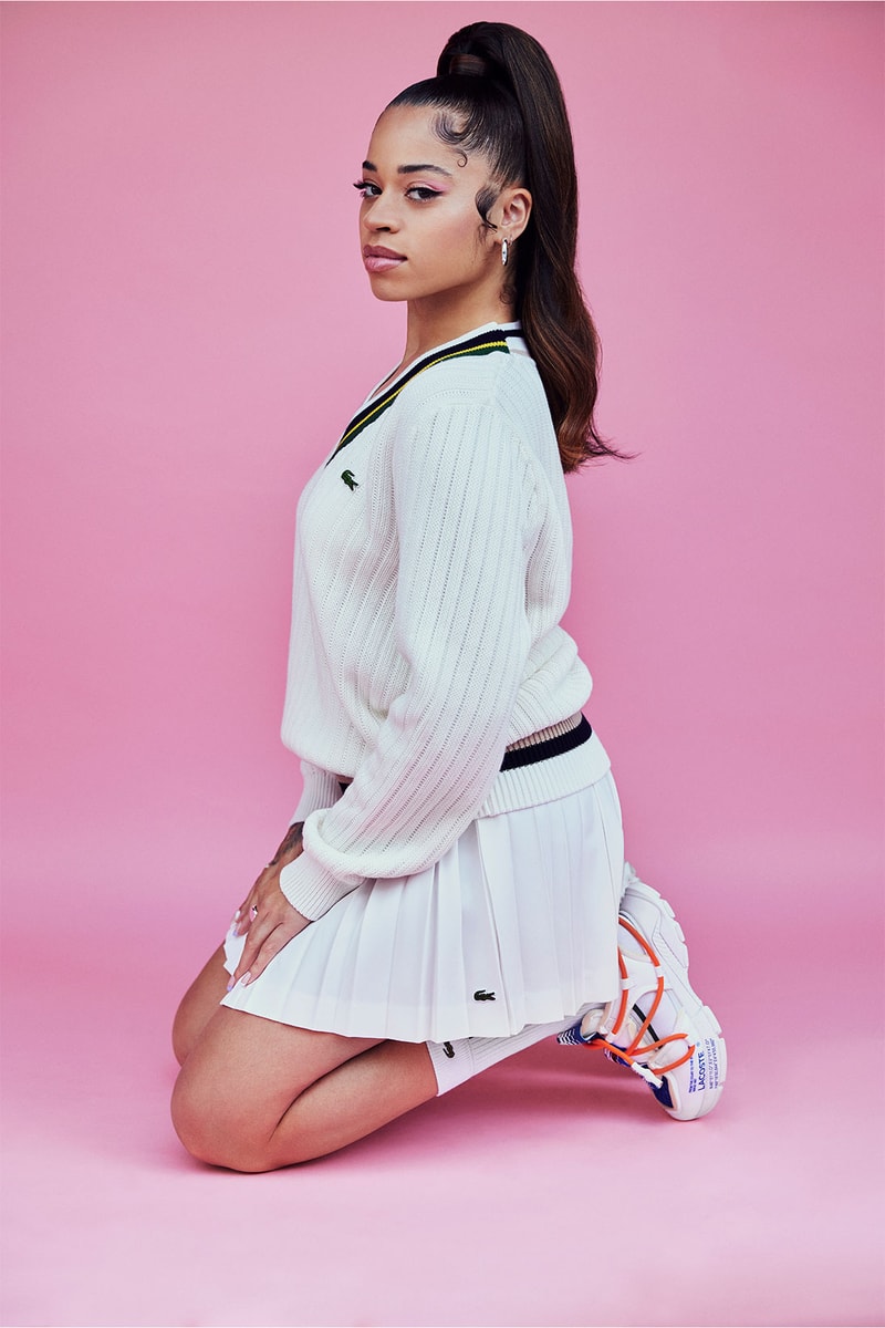 Ella Mai Lacoste Global Brand Ambassador Announcement Campaign Info