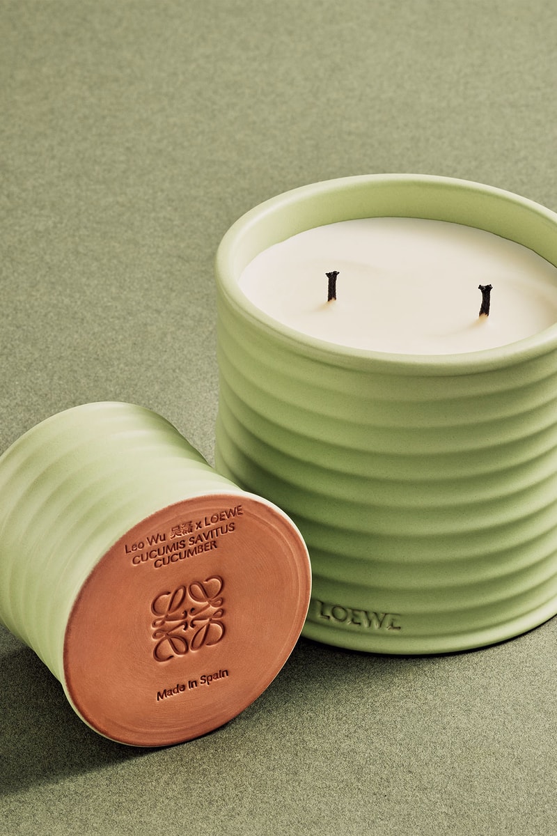 Loewe Candle Cucumber Scent Home Fragrance Release Info
