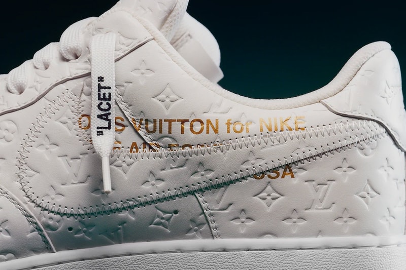 Louis Vuitton Nike Air Force 1 Virgil Abloh Collaboration Release Date Price Info