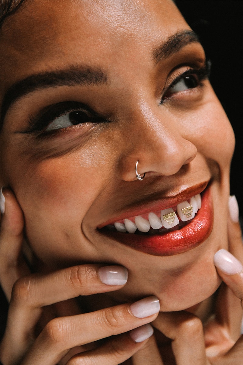 milk & honey london MCM tooth gems jewelry grillz