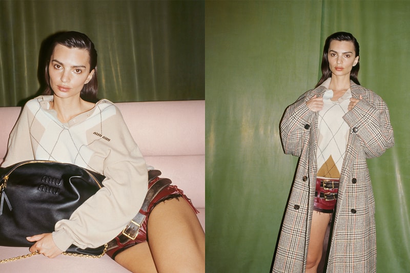 emily ratajkowski miu miu fall/winter 2022 sydney sweeney demi singleton emma corrin 