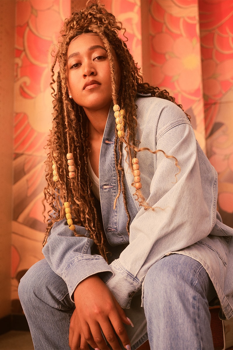 levi's naomi osaka denim spring/summer 2022 skirts jackets dresses