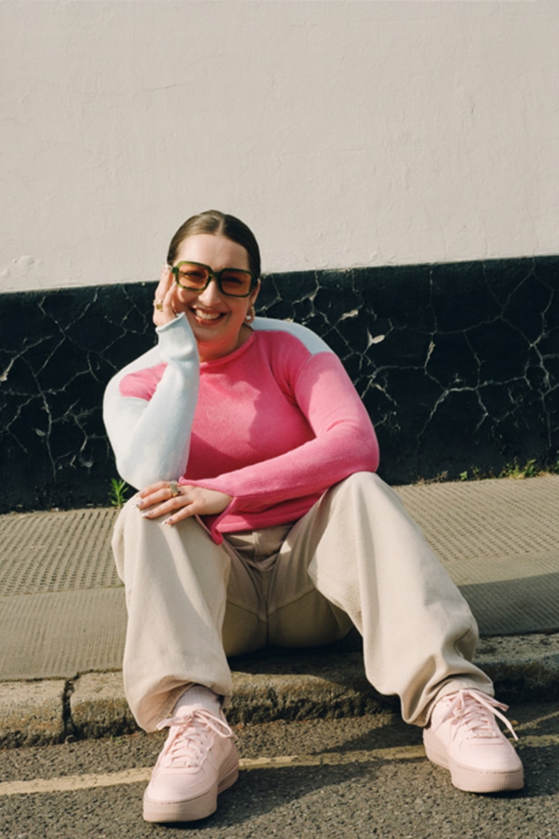 Nike London Sustainable Knitwear Designer Molly O'Halloran Knitting Workshop Office