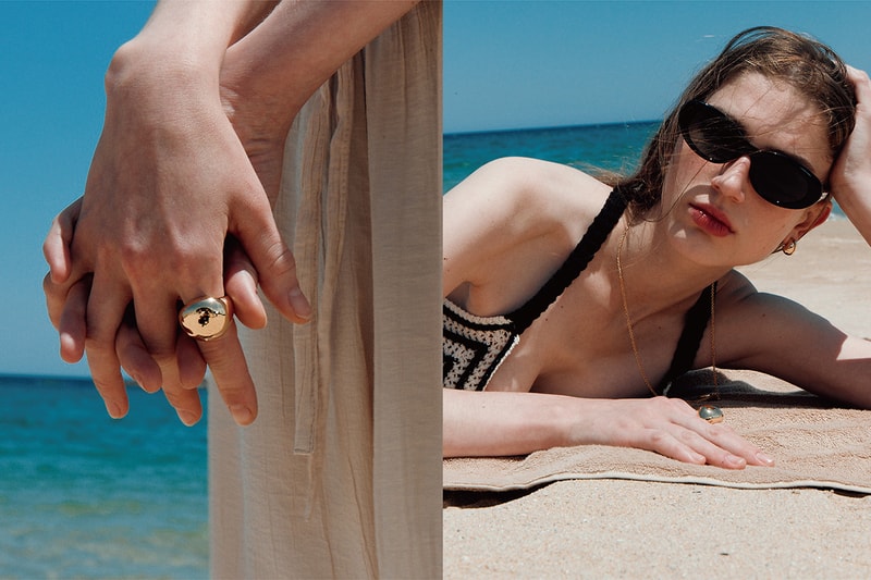 NUMBERING pre-spring 2023 mother of pearl gold-plated rings necklaces earrings bracelets jewelry accessories 