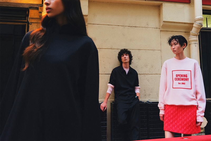 opening ceremony fall/winter 2022 chifa humberto leon jersey skirt sets sweaters fleece blazers razor clam bag tote bags dickies