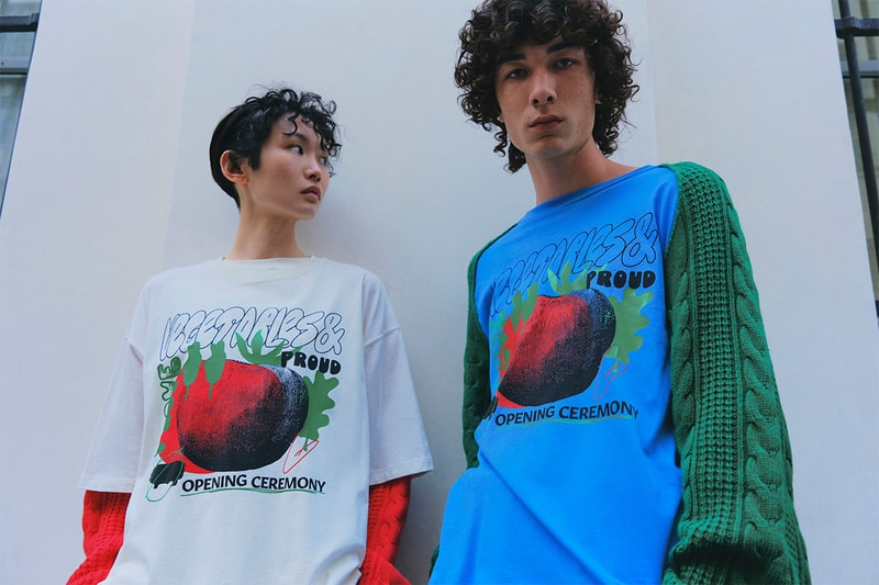 opening ceremony fall/winter 2022 chifa humberto leon jersey skirt sets sweaters fleece blazers razor clam bag tote bags dickies