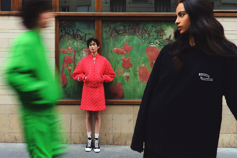 opening ceremony fall/winter 2022 chifa humberto leon jersey skirt sets sweaters fleece blazers razor clam bag tote bags dickies