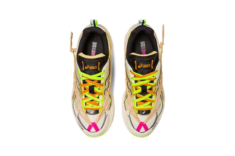 P.E Nation ASICS GEL-1130 Cream Black Paperbag Price Release Info Collaboration