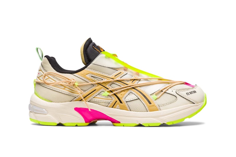 P.E Nation ASICS GEL-1130 Cream Black Paperbag Price Release Info Collaboration