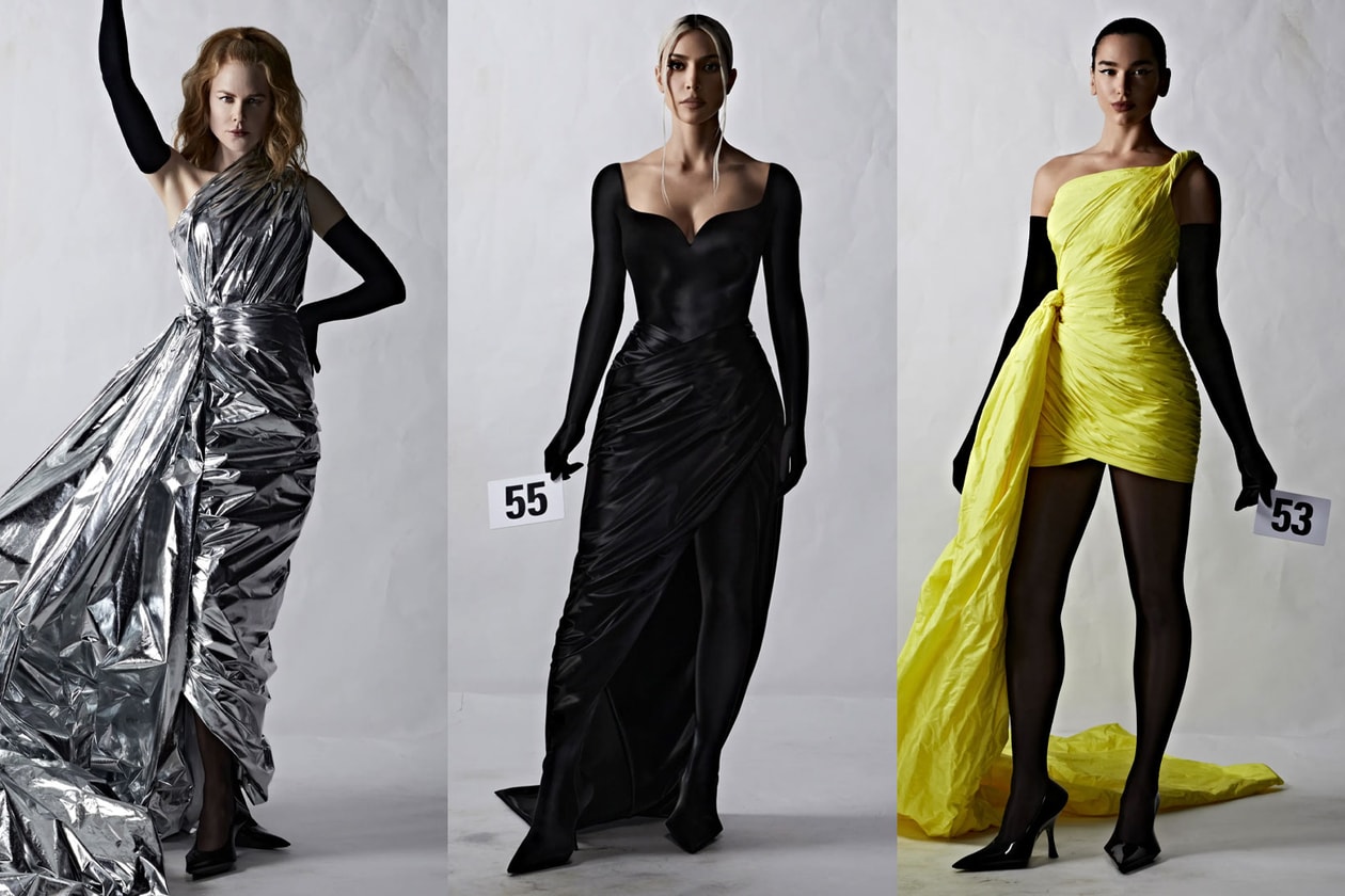 Naomi Campbell Stuns In Victorian Era Gown At Balenciaga Couture Show