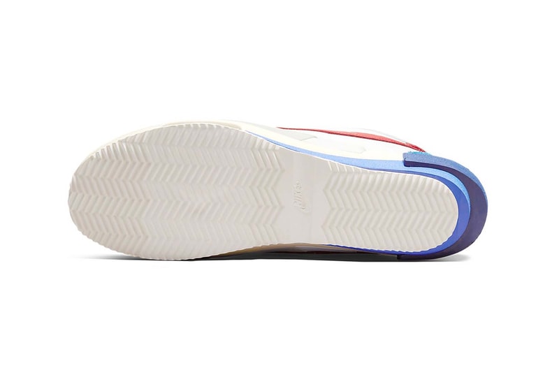 sacai nike cortez 4.0 dq0581-100 white university red price release info