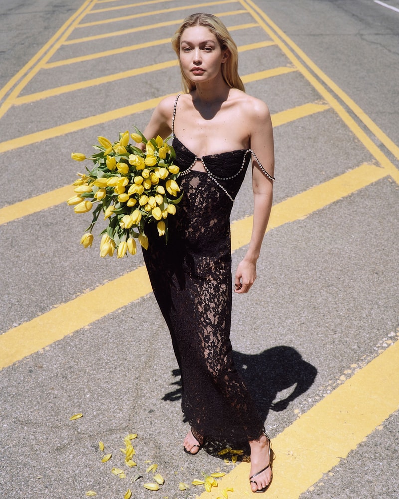Self-Portrait Gigi Hadid Fall Winter Campaign New York Han Chong Images