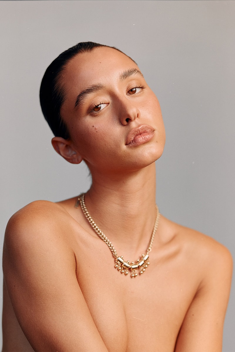 with Jéan jewelry necklaces earrings hoops pendants 