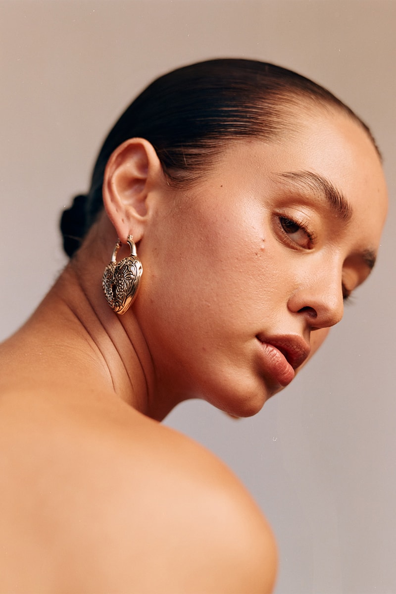 with Jéan jewelry necklaces earrings hoops pendants 