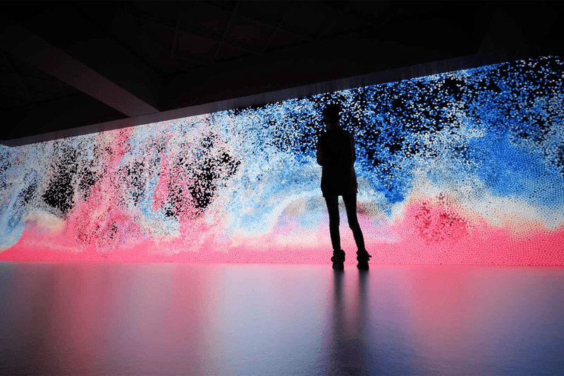 MAXIM ZHESTKOV IMMERSIVE DISPLAY AT FLANNELS LONDON