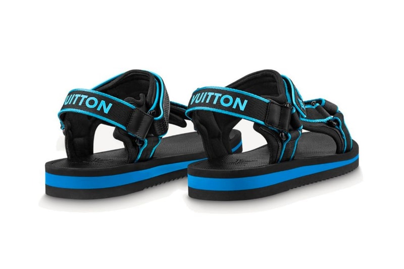  Louis Vuitton Panama Sandals White Black Green Monogram Release Images