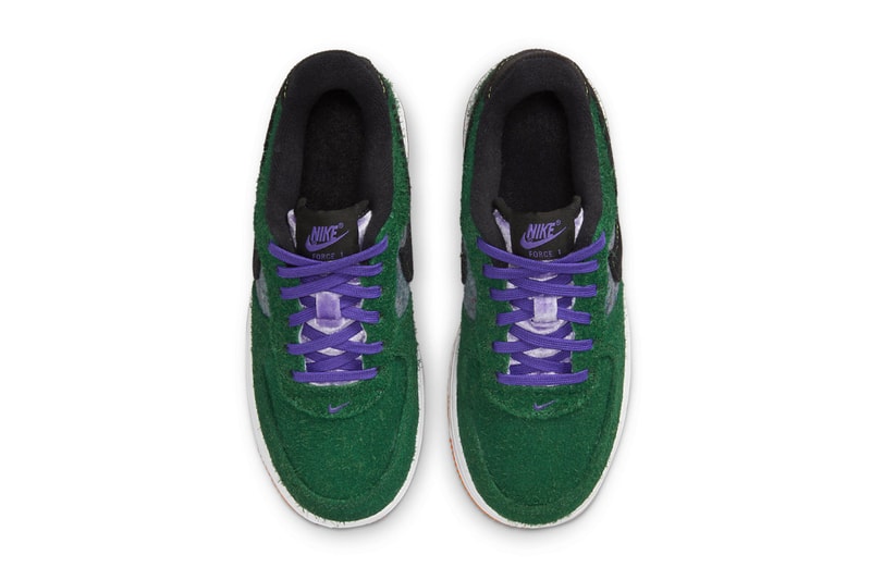 Nike Air Force 1 Low In "Shaggy Green Suede"