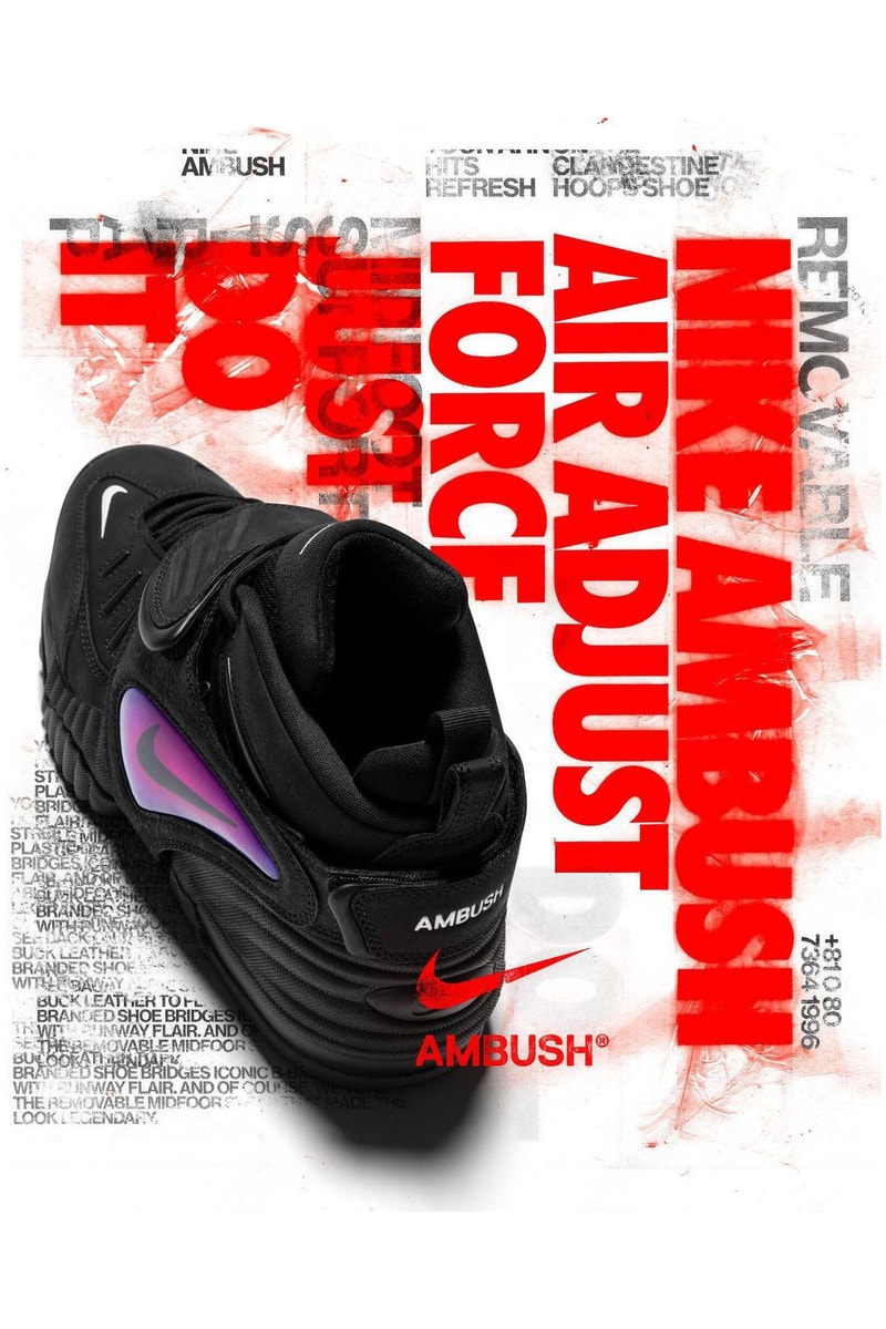 AMBUSH Nike Air Adjust Force Release Date Announcement Yoon Casting Call Info