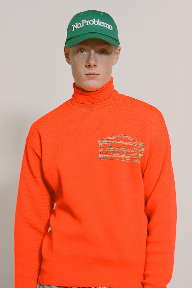 aries fall winter 2022 lookbook denim jackets shirts knitwear