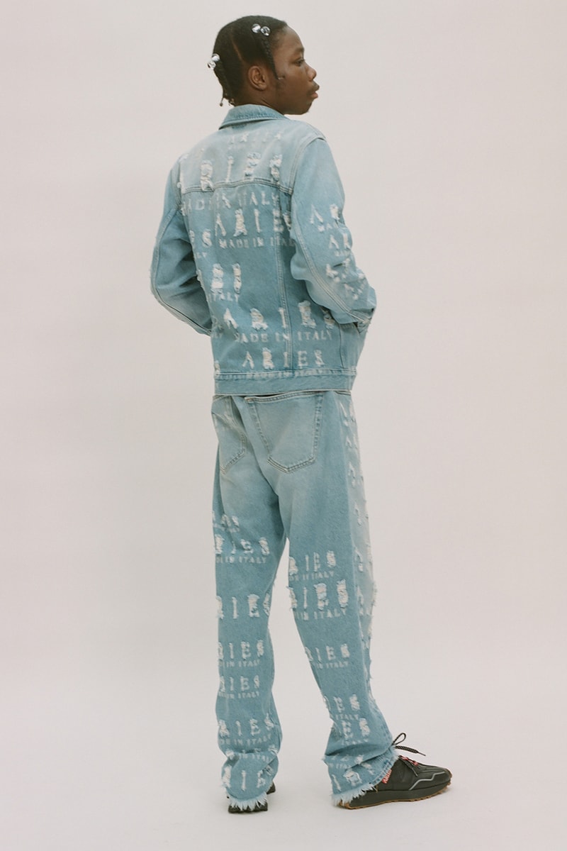 aries fall winter 2022 lookbook denim jackets shirts knitwear