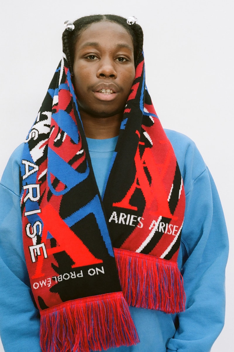 aries fall winter 2022 lookbook denim jackets shirts knitwear