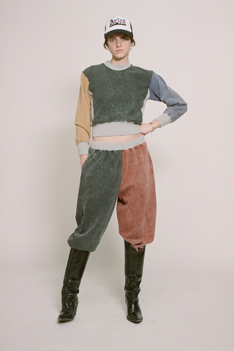 aries fall winter 2022 lookbook denim jackets shirts knitwear