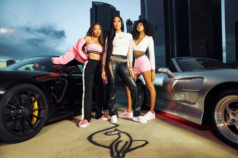 puma baby phat collaboration y2k early 2000's mayze sneaker mayze sandal bralette cropped jacket T-shirts