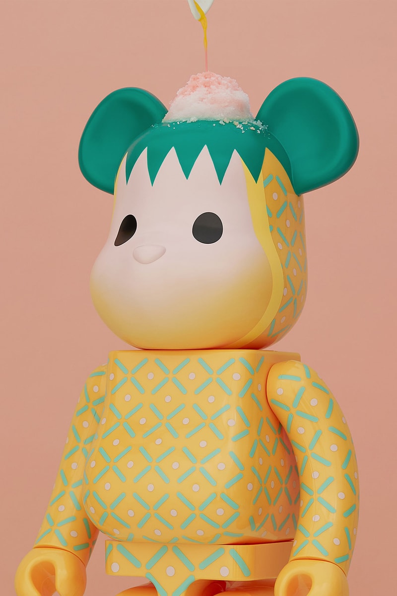CLOT Medicom Toy Bearkbrick "Pink Pineapple" Summer Fruits Collaboration Release Info