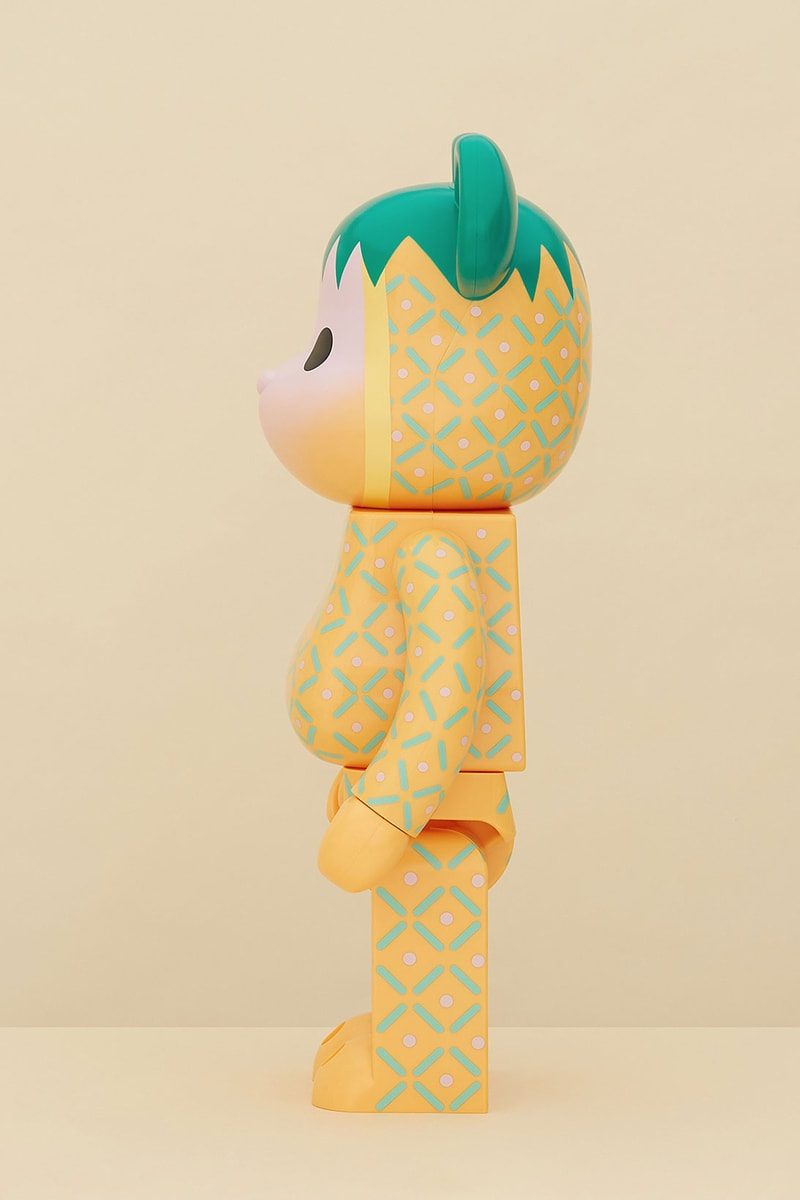 CLOT Medicom Toy Bearkbrick "Pink Pineapple" Summer Fruits Collaboration Release Info