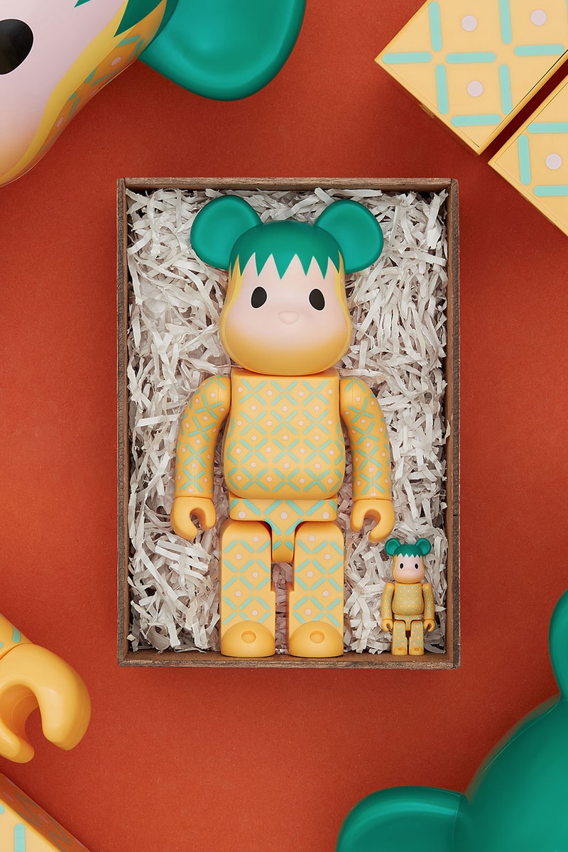 CLOT Medicom Toy Bearkbrick "Pink Pineapple" Summer Fruits Collaboration Release Info