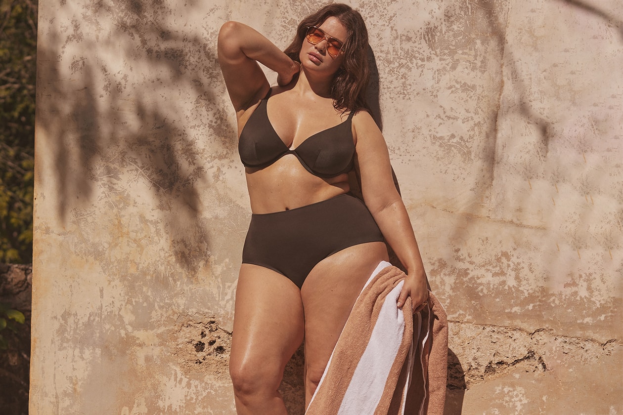 size inclusive swimwear bathing suits bikinis body positivity cuup girlfriend collective triangle sets swim skims 