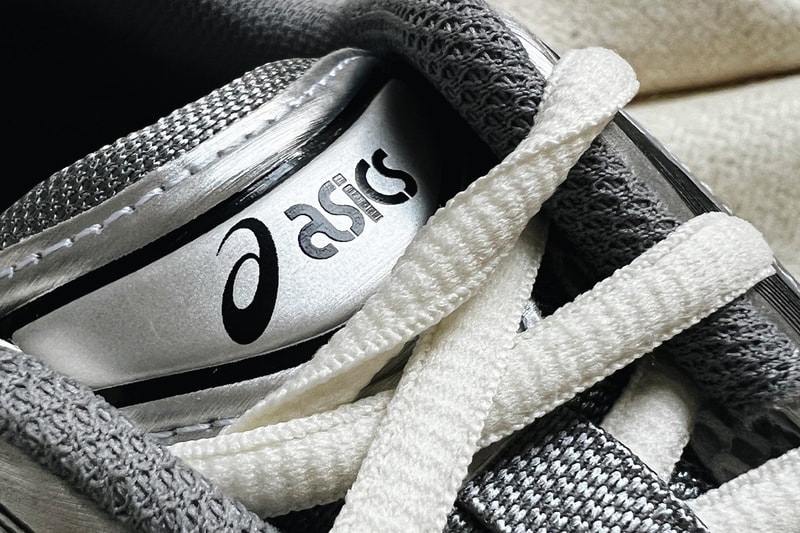 jjjjound asics gel kayano sneaker silver black 