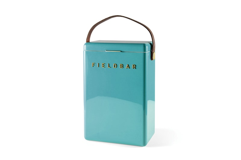 MADE FIELDBAR cool boxes champagne picnic green aqua orange 